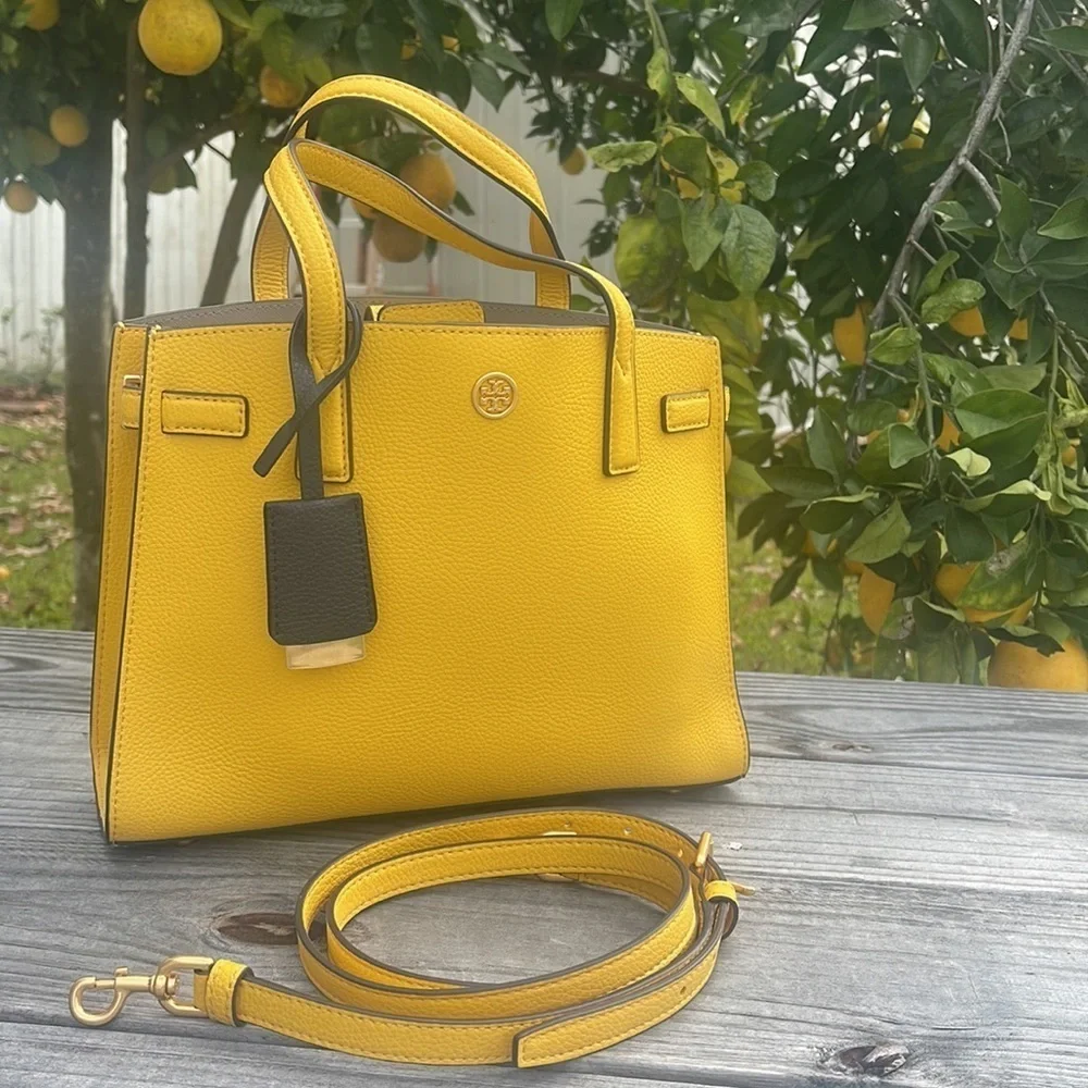 Tory Burch Small Walker Leather Satchel